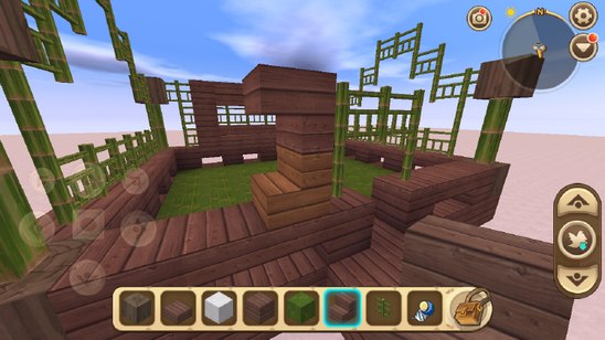 《迷你世界》竹楼建造教程26