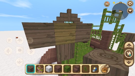 《迷你世界》竹楼建造教程33