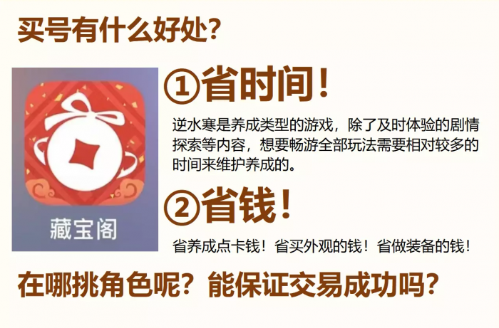 逆水寒藏宝阁购号指南1