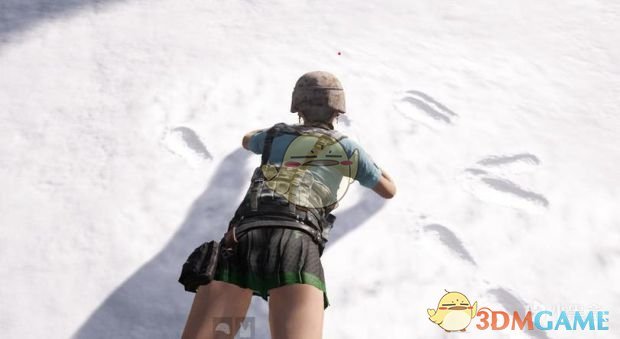 《绝地求生》雪地地图隐藏脚印方法15