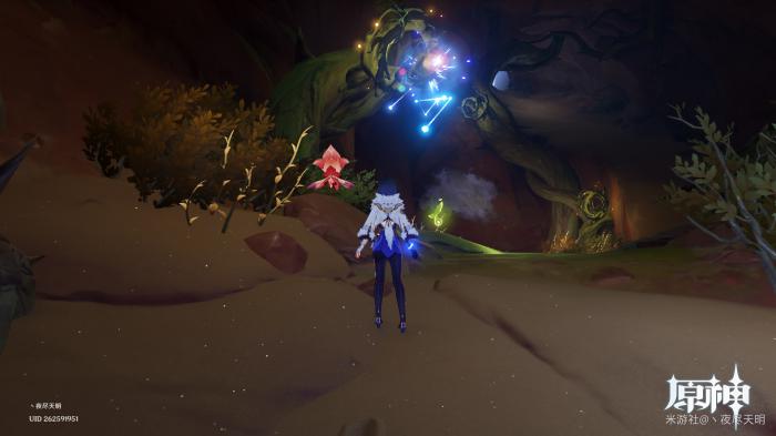 原神荼泥深渊上方蔓生灵心壁画解密攻略2