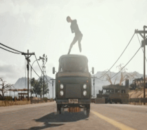 《绝地求生》能否站在车顶上一起移动2