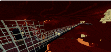 《我的世界》怎么修建地狱高铁3