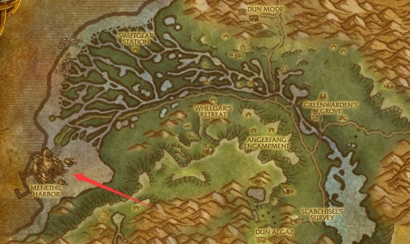 魔兽世界怀旧服湿地飞行点在哪1