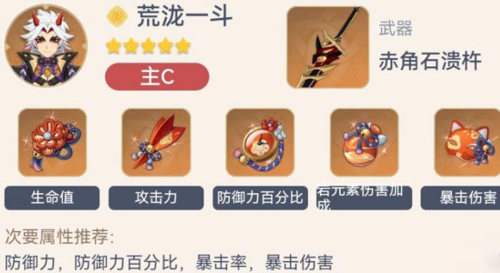 原神荒泷一斗全阶段配装教程4