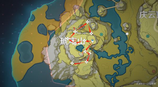 《原神》钟离突破材料收集路线怎么走6