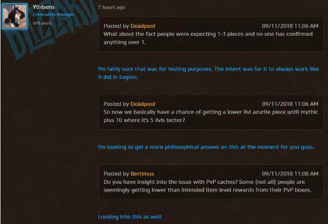 《魔兽世界》首周箱子问题官方Q&A1