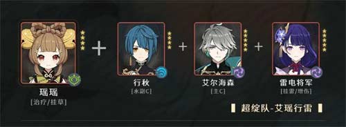 原神瑶瑶能和谁搭配1