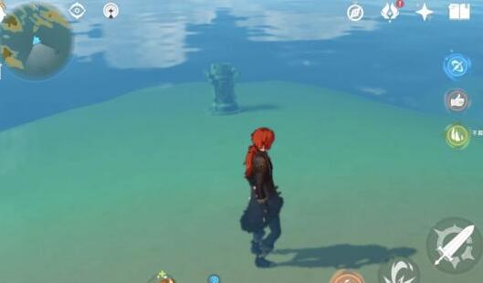 《原神》瑶光滩水下柱子怎么开1