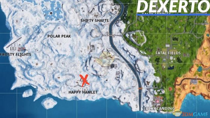 《堡垒之夜》第七赛季第四周隐藏星位置攻略2