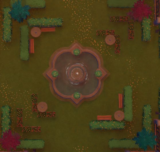 《原神》尘歌壶喷泉花园搭建教程14