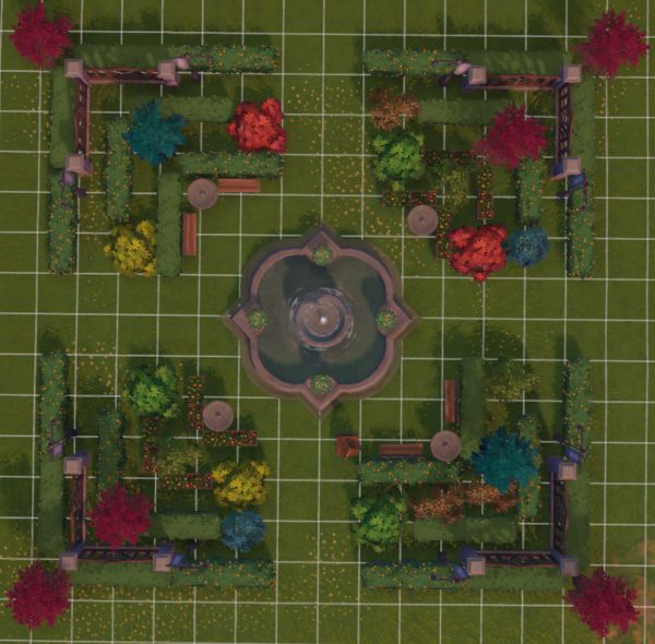 《原神》尘歌壶喷泉花园搭建教程15