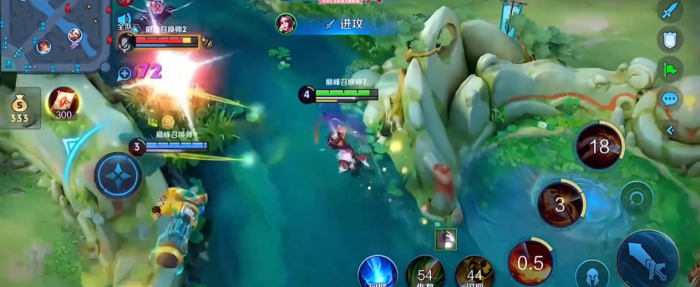 王者荣耀火舞怎么空A赶路3