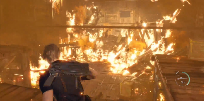 生化危机4村长怎么打1