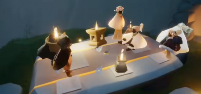 光遇怎么去老奶奶那里吃饭1