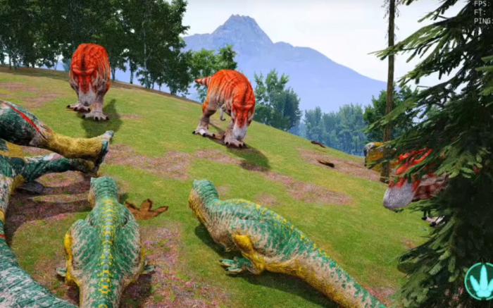 恐龙岛如何找草1