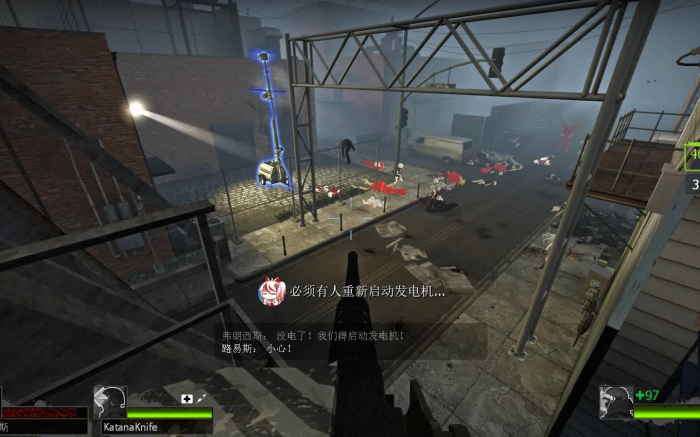 求生之路2牺牲第二关怎么走1