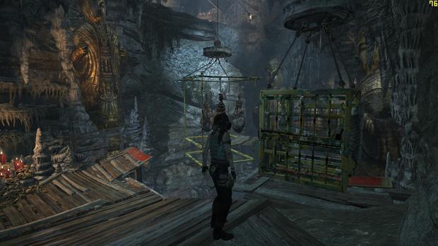 古墓丽影第二道门怎么过1