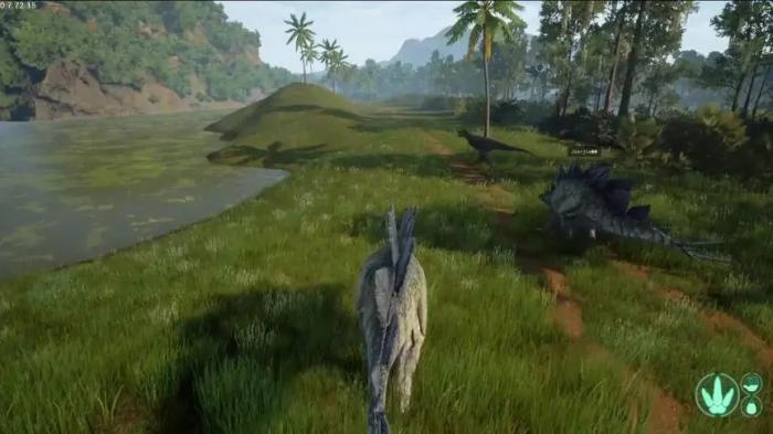 恐龙岛怎么爬山1