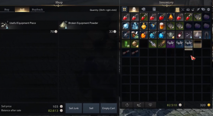 失落的方舟怎么卖装备2