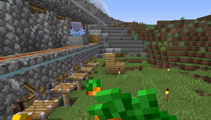 我的世界村民打折机怎么做1