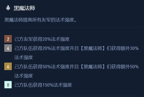 金铲铲之战八黑魔法师怎么玩1