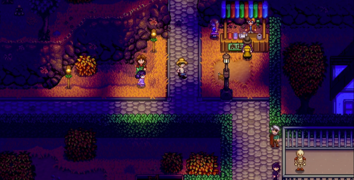 星露谷物语万灵节如何和法师说话1