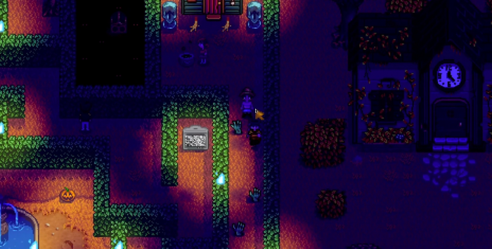 星露谷物语万灵节如何和法师说话3