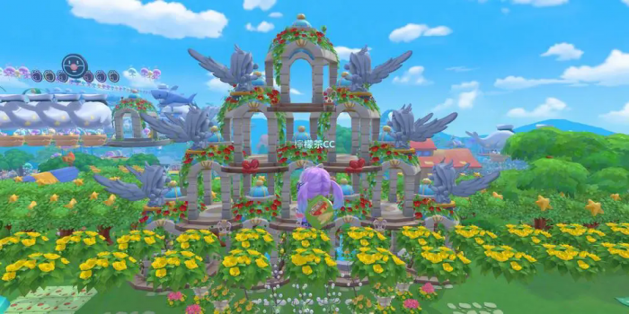 摩尔庄园叠加的塔怎么移动3