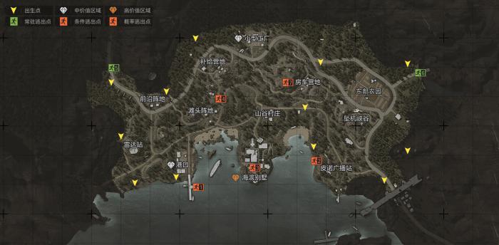 暗区突围什么地图最富1