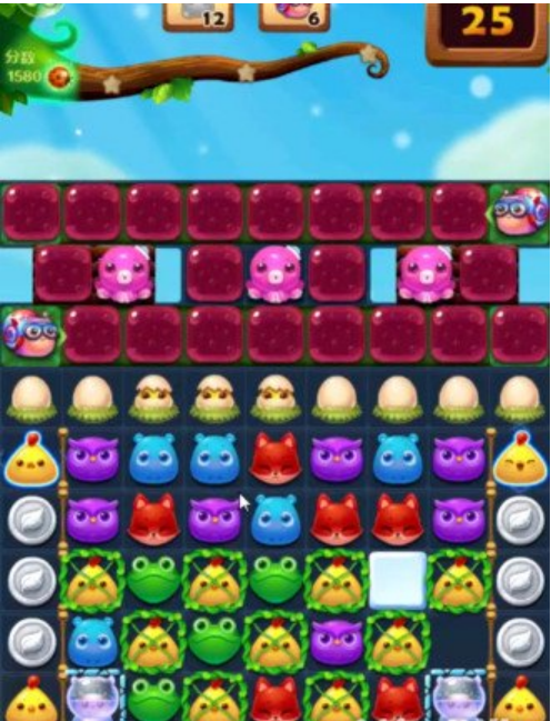 开心消消乐中精灵怎么消2