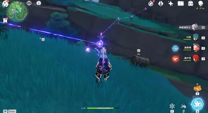 原神稻妻的带电石头怎么打2