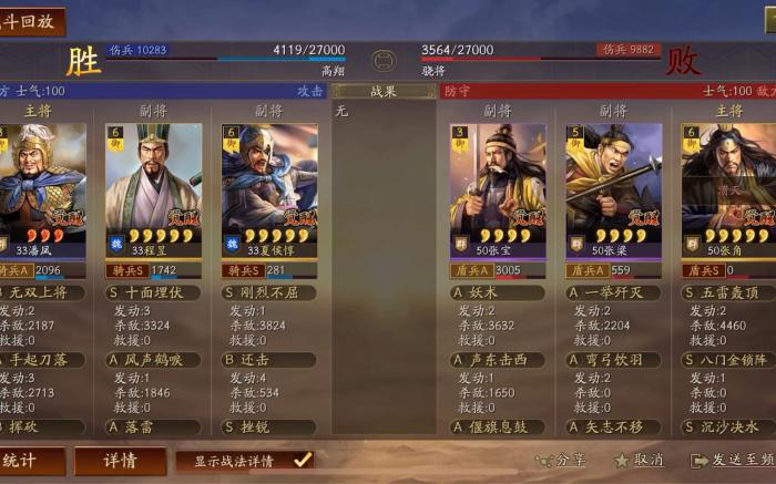 三国志战略版潘凤带什么b级战法1