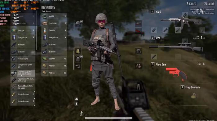 绝地求生怎样可以歪斜瞄准1