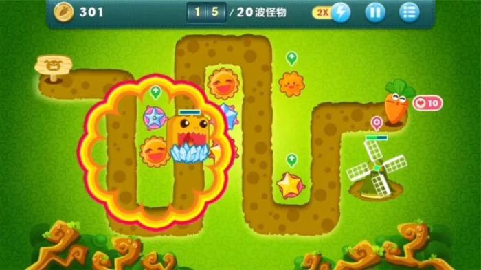 保卫萝卜丛林第4关攻略怎么玩2
