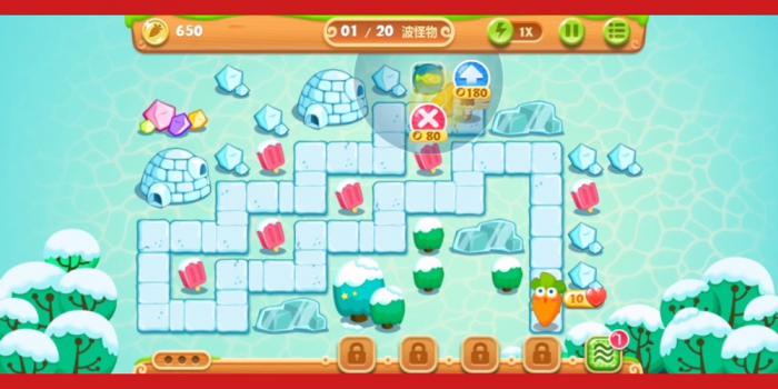 保卫萝卜2攻略129关怎么过3