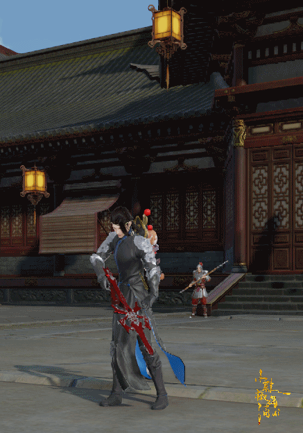 《剑三》重置唐门男新待机动作特效2