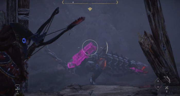 地平线西之绝境闪电鳄怎么打1