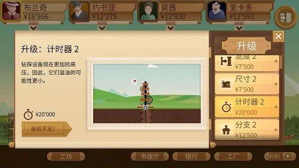 石油大亨工厂科技的升级顺序是什么1