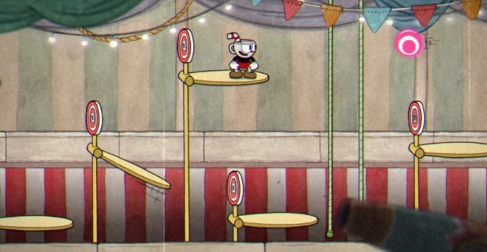 茶杯头怎么通关游乐场区域2