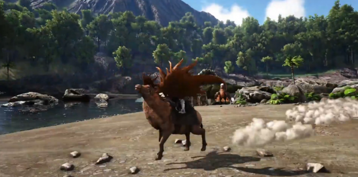 方舟生存进化大角鹿怎么驯服3