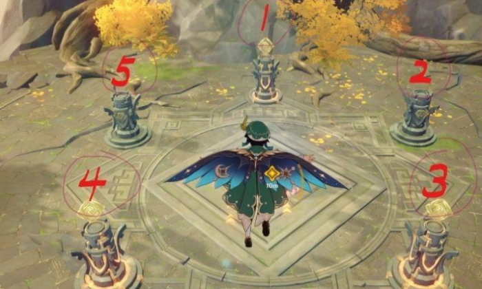 原神曲径通幽之处石柱点亮_原神曲径通幽之处岩柱