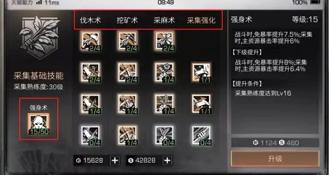 明日之后天赋如何加点1