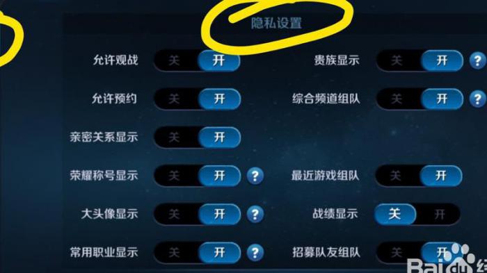 王者荣耀如何设置隐藏战绩1