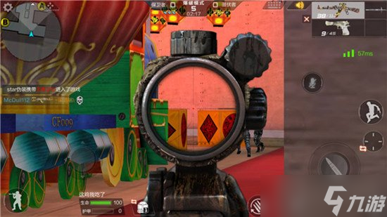 CF手游新年广场保卫者的战术打法及点位解析_cf手游新年广场报点