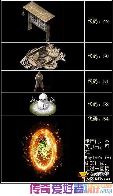 传奇所有免补丁NPC外观图片跟代码8