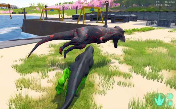 恐龙岛怎么吃肉的2