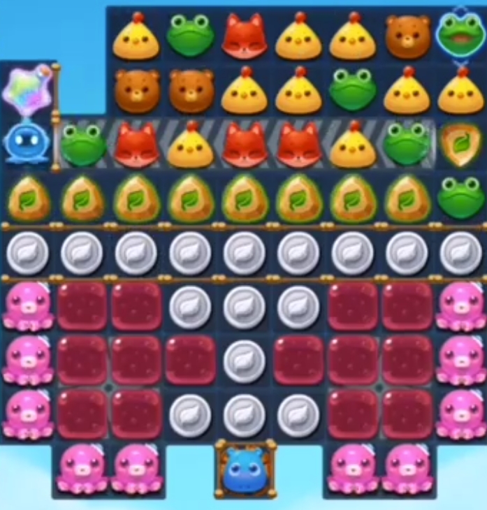 开心消消乐1303怎么过2