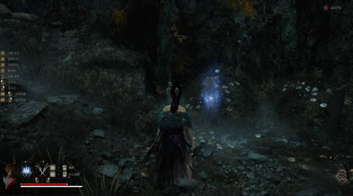 明末渊虚之羽蓝色光点该如何互动2