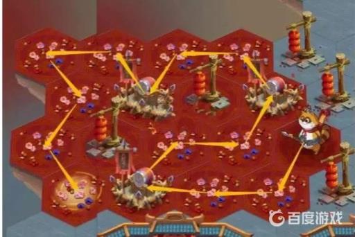 小浣熊百将传小霸王醉入销金帐红毯怎么走?2